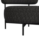 Antonia Swivel Chair in Heron Black - Michael's Discount Furniture