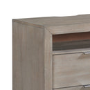 Arcadia 2-Drawer Nightstand with USB in Grey - Michael's Discount Furniture