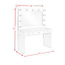Ariana Complete Dressing Table with Lightbulbs - Michael's Discount Furniture
