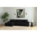 Arizona 3PC Sectional Set with LHF Chaise in Steno Black - Michael's Discount Furniture