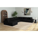 Arizona 6PC Sectional Set with LHF Chaise in Steno Black - Michael's Discount Furniture