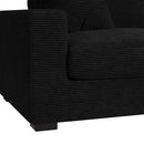 Arizona 7PC Sectional Set with RHF Chaise in Steno Black - Michael's Discount Furniture