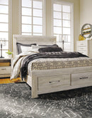 Bellaby Bed with 2 Storage Drawers - Michael's Discount Furniture