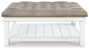 Kanwyn Upholstered Ottoman Coffee Table - Michael's Discount Furniture