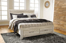 Bellaby Bed with 2 Storage Drawers - Michael's Discount Furniture