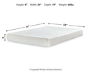 Chime 8 Inch Memory Foam Mattress in a Box
