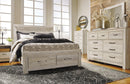 Bellaby Bed with 2 Storage Drawers - Michael's Discount Furniture