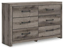 Graystorm Dresser and Mirror - Michael's Discount Furniture