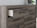 Graystorm Dresser and Mirror - Michael's Discount Furniture