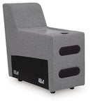 Modmax Reclining Sectional with Audio Console - Michael's Discount Furniture