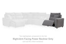 Modmax Power Reclining Sectional with Chaise - Michael's Discount Furniture