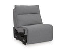 Modmax Reclining Sectional with Audio Console - Michael's Discount Furniture