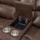 Atlantis 2PC Living Room Set in Heritage Brown-Sofa & Loveseat - Michael's Discount Furniture