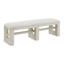 Avalanche Standard Height Dining Set in Antique White-Table and Four Chairs - Michael's Discount Furniture