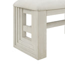 Avalanche Standard Height Dining Set in Antique White-Table and Four Chairs - Michael's Discount Furniture