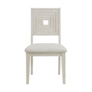 Avalanche Dining Side Chair in Antique White (2 Per Carton) - Michael's Discount Furniture