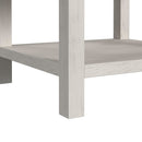 Avalanche End Table with USB in Antique White - Michael's Discount Furniture
