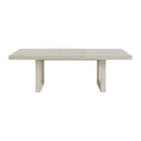 Avalanche Rectangular Dining Table with 18" Leaf in Antique White