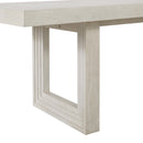 Avalanche Standard Height Dining Set in Antique White-Table and Four Chairs - Michael's Discount Furniture
