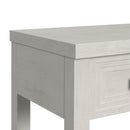 Avalanche Sofa Table in Antique White - Michael's Discount Furniture