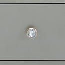 Avril 70" TV Stand in Silver - Michael's Discount Furniture