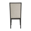 Axel Dining Chair with Light Grey Fabric in Espresso (2 Per Carton)
