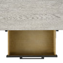 Axel Server in Light Grey and Espresso - Michael's Discount Furniture