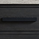 Axel Server in Light Grey and Espresso - Michael's Discount Furniture