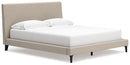 Cielden Upholstered Bed with Roll Slats - Michael's Discount Furniture