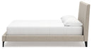 Cielden Upholstered Bed with Roll Slats - Michael's Discount Furniture