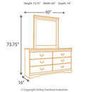 Huey Vineyard Dresser and Mirror - Michael's Discount Furniture