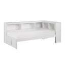 Galen-(3) Twin Bookcase Corner Platform Bed image