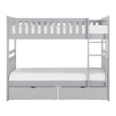 Orion-(4) Twin/Twin Bunk Bed with Storage Boxes image