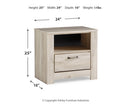 Bellaby Nightstand - Michael's Discount Furniture
