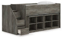 Frandern Loft Bed with Bookcase Storage - Michael's Discount Furniture