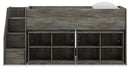 Frandern Loft Bed with Bookcase Storage - Michael's Discount Furniture
