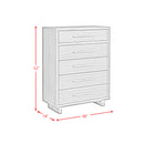 Brisbane Chest with LED in Brown - Michael's Discount Furniture