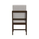 Brisbane Standard Height Dining Set in Brown-Table and Four Fabric Chairs - Michael's Discount Furniture