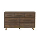 Brisbane Dresser with LED in Brown - Michael's Discount Furniture