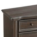 Brunswick Dresser and Mirror Set in Mahogany - Michael's Discount Furniture