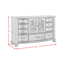 Brunswick 7-Drawer Dresser in Mahogany - Michael's Discount Furniture