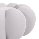 Bubble Swivel Chair and Ottoman in Grey - Michael's Discount Furniture