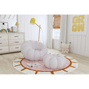 Bubble Swivel Chair and Ottoman in Grey - Michael's Discount Furniture