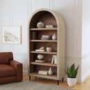 Calliope Bookcase in Natural - Michael's Discount Furniture