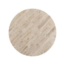 (D680-30) Callista- Round Dining Table- Beach/Natural - Michael's Discount Furniture