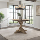 (D680-30) Callista- Round Dining Table- Beach/Natural - Michael's Discount Furniture