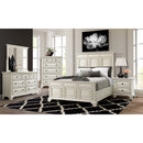 Calloway 7-Drawer Dresser w/ Mirror Set in Antique White - Michael's Discount Furniture