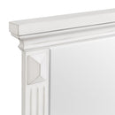 Calloway 7-Drawer Dresser w/ Mirror Set in Antique White - Michael's Discount Furniture