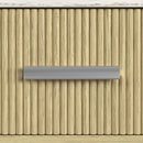 Cambrie Buffet with LED and Power in Off-White and Natural - Michael's Discount Furniture