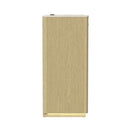 Cambrie Buffet with LED and Power in Off-White and Natural - Michael's Discount Furniture
